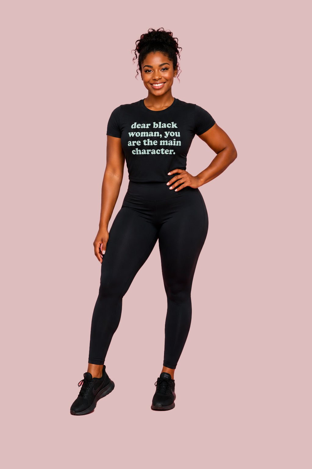 Dear Black Woman You're the Main Character Short Sleeve T-shirt
