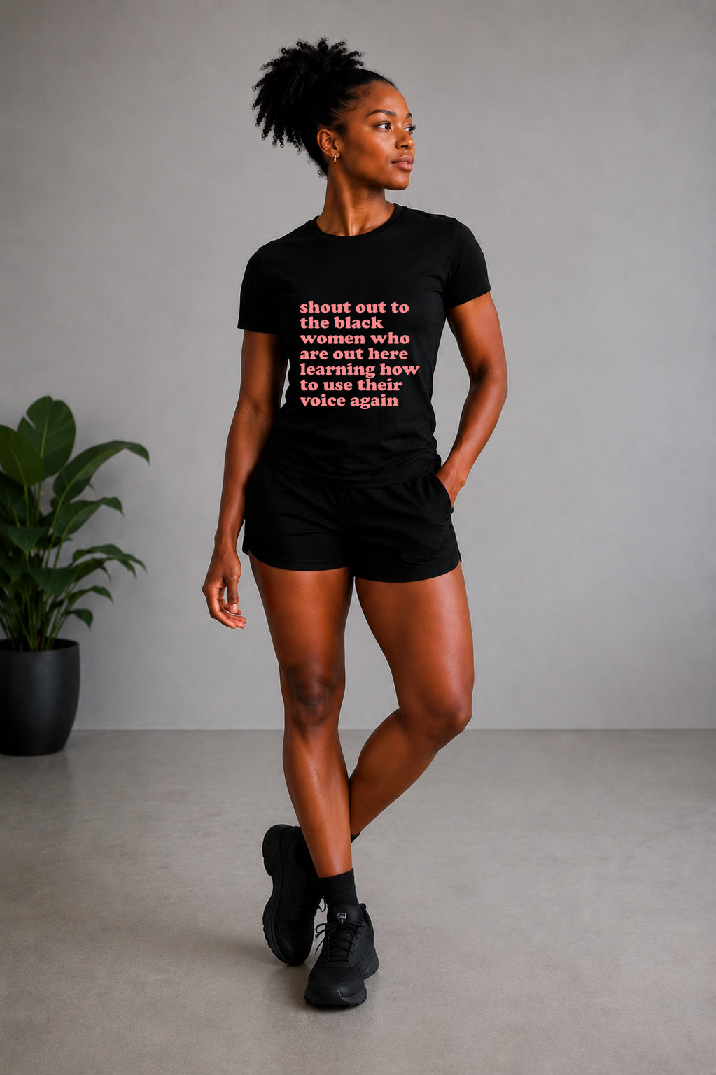 Shout Out to the Black Women short sleeve t-shirt